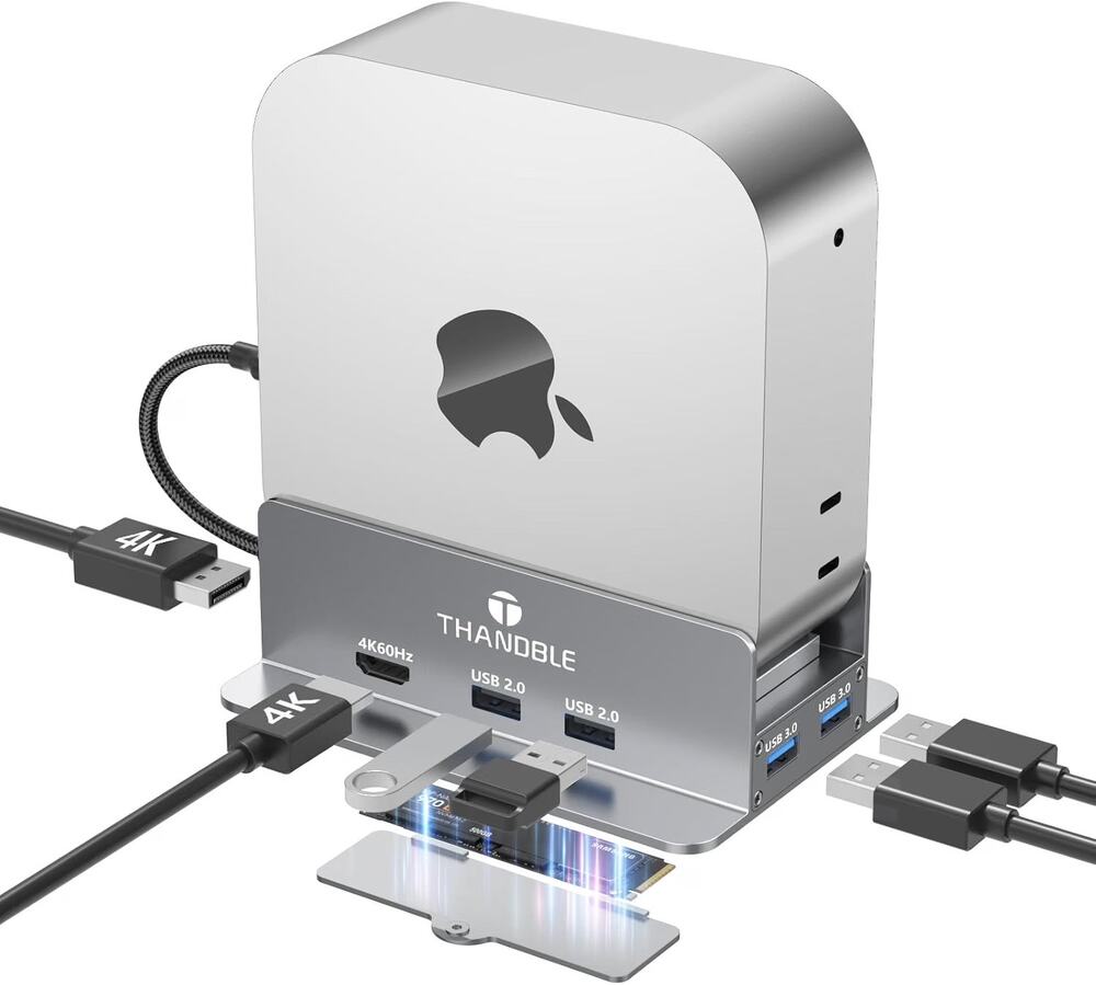 THANDBLE 9-in-1 Mac mini M4 Docking Station